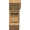 Ekena Millwork Olympic Slat Rough Sawn Bracket w/ Offset Brace, Western Red Cedar, 8"W x 22"D x 22"H BKT0806X22X22OLY06RWR - alternate 2